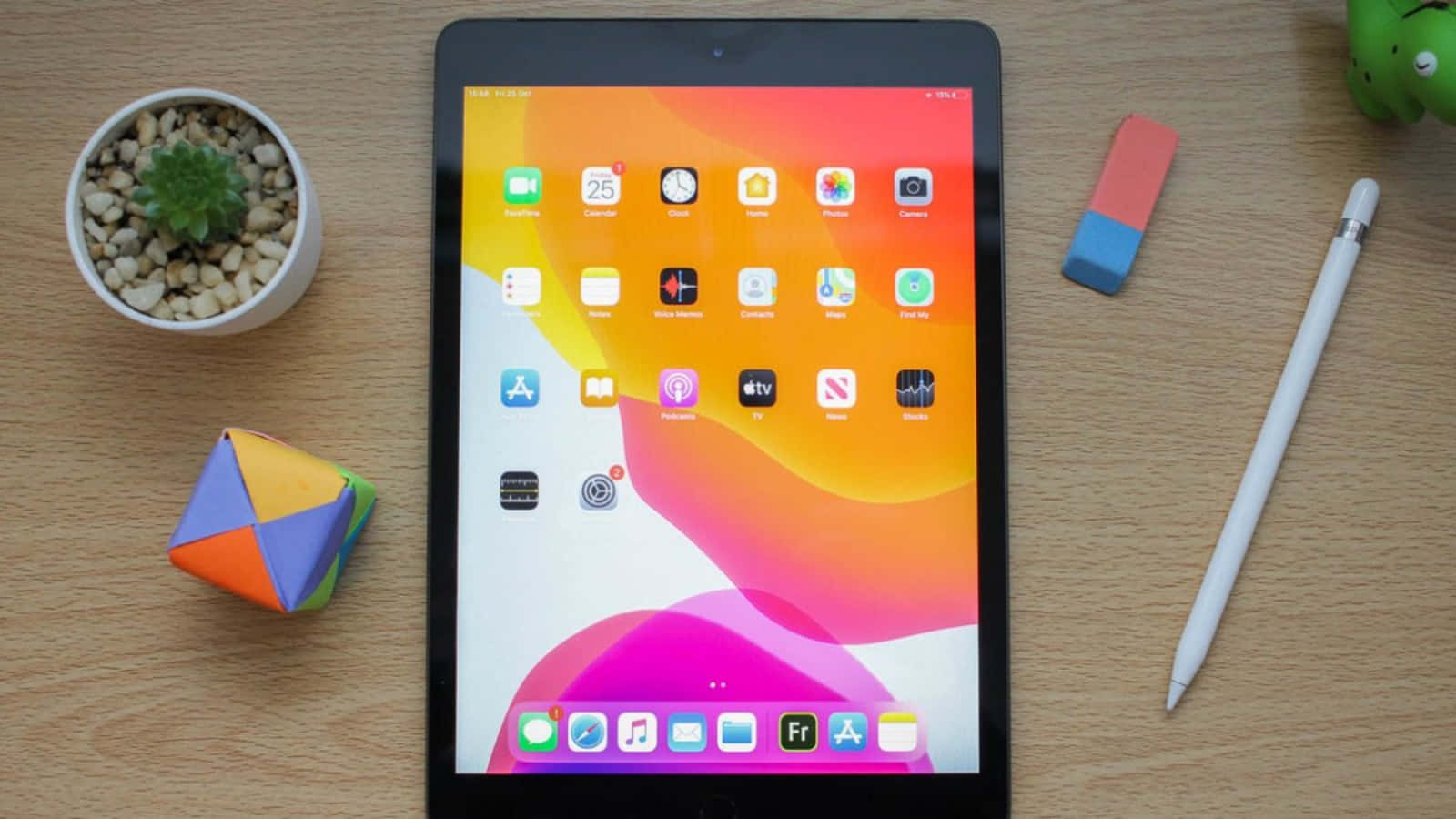 Puterea portabilă exprimată - forța unui iPad Fundal