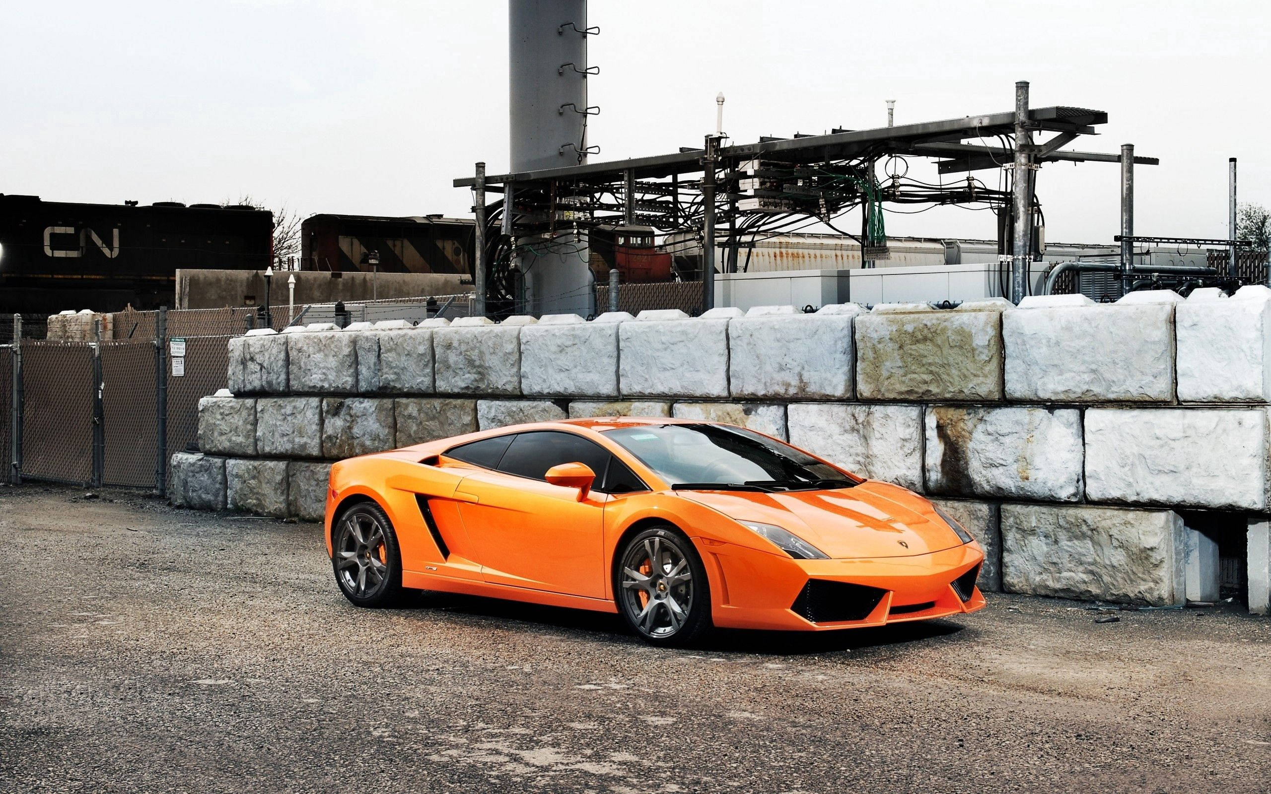 Puterea și performanța se întâlnesc: Lamborghini Gallardo Fundal