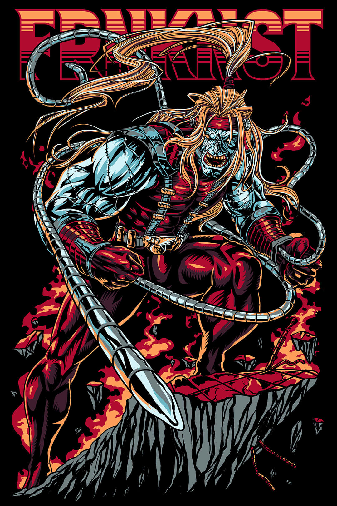 Puternic Omega Red în Acțiune Fundal