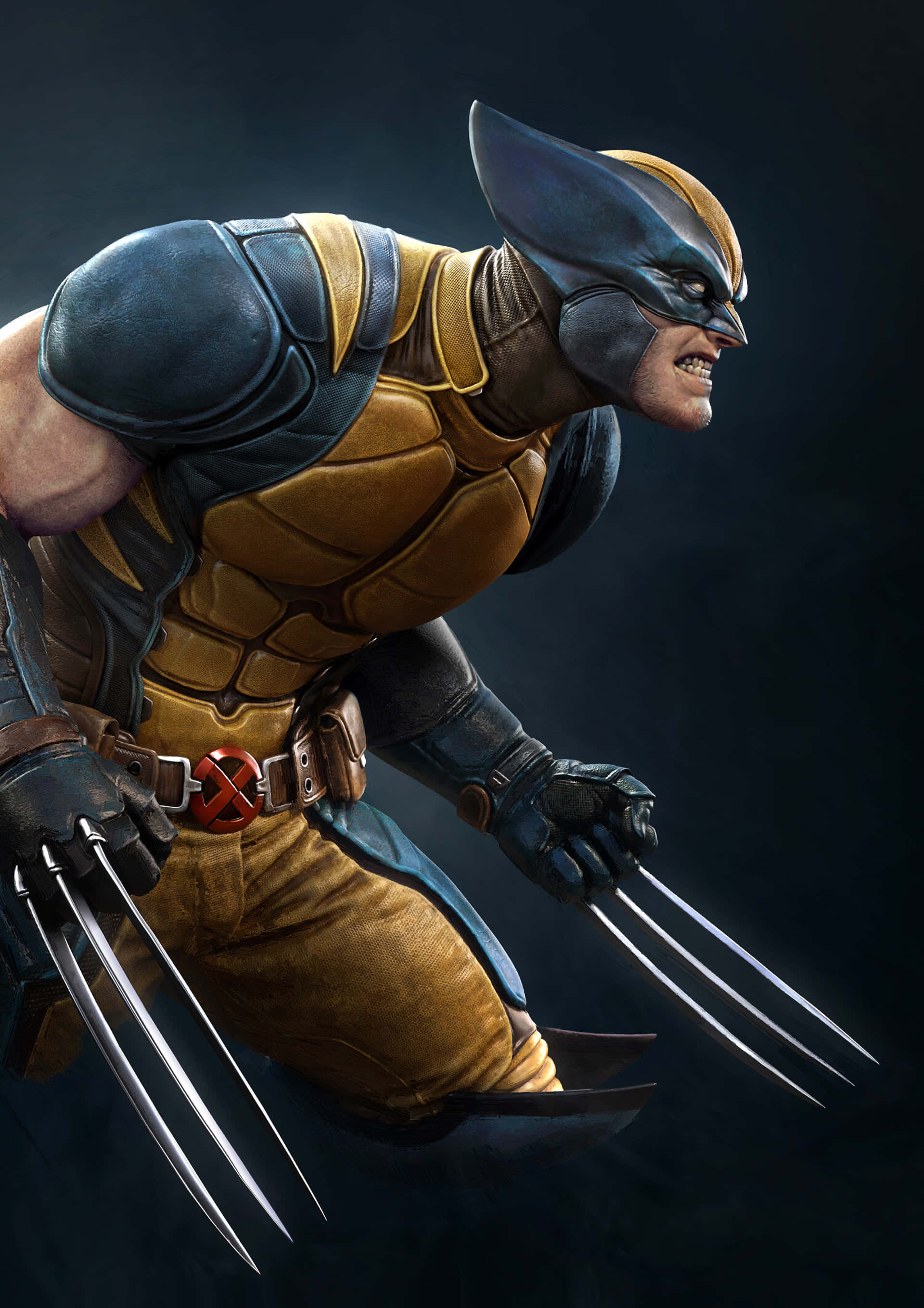 Puternicul Metal Adamantium Fundal