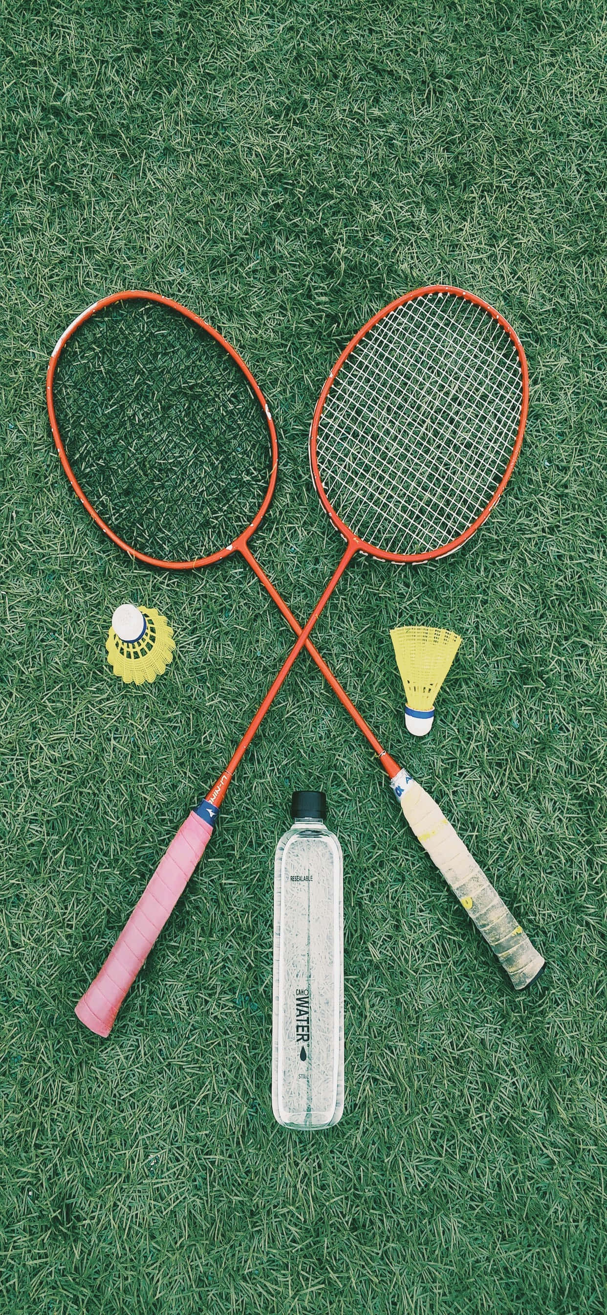 Rămâi activ cu iPhone Xs Max și badminton. Fundal