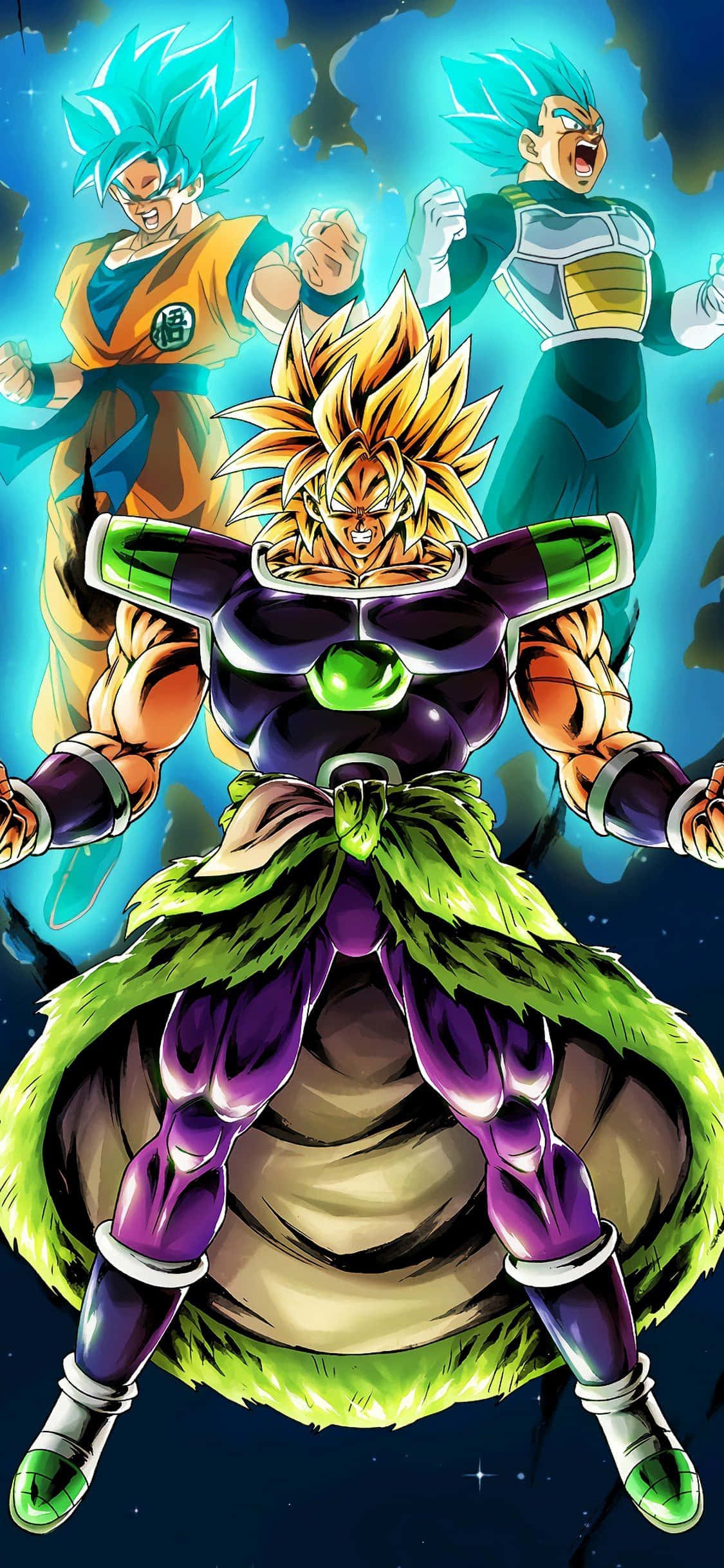 Rămâneți conectat cu iPhone-ul personalizat Broly Fundal