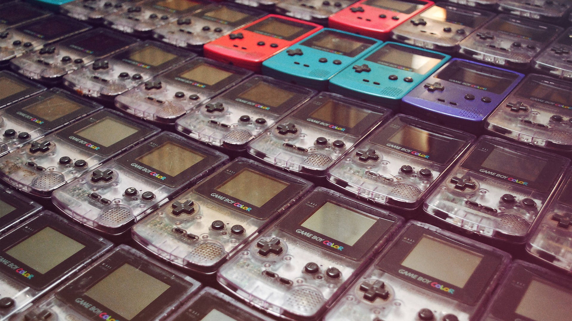 Rânduri de modele Game Boy Color Fundal