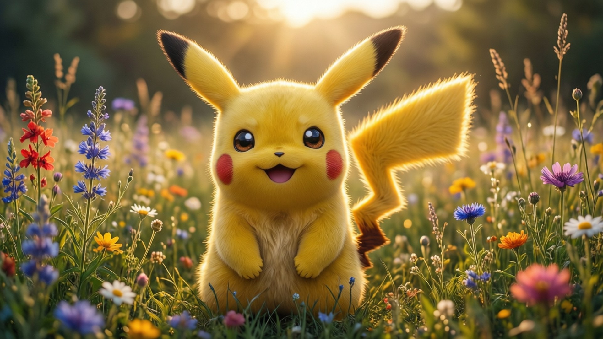 Răsăritul lui Pikachu Fundal