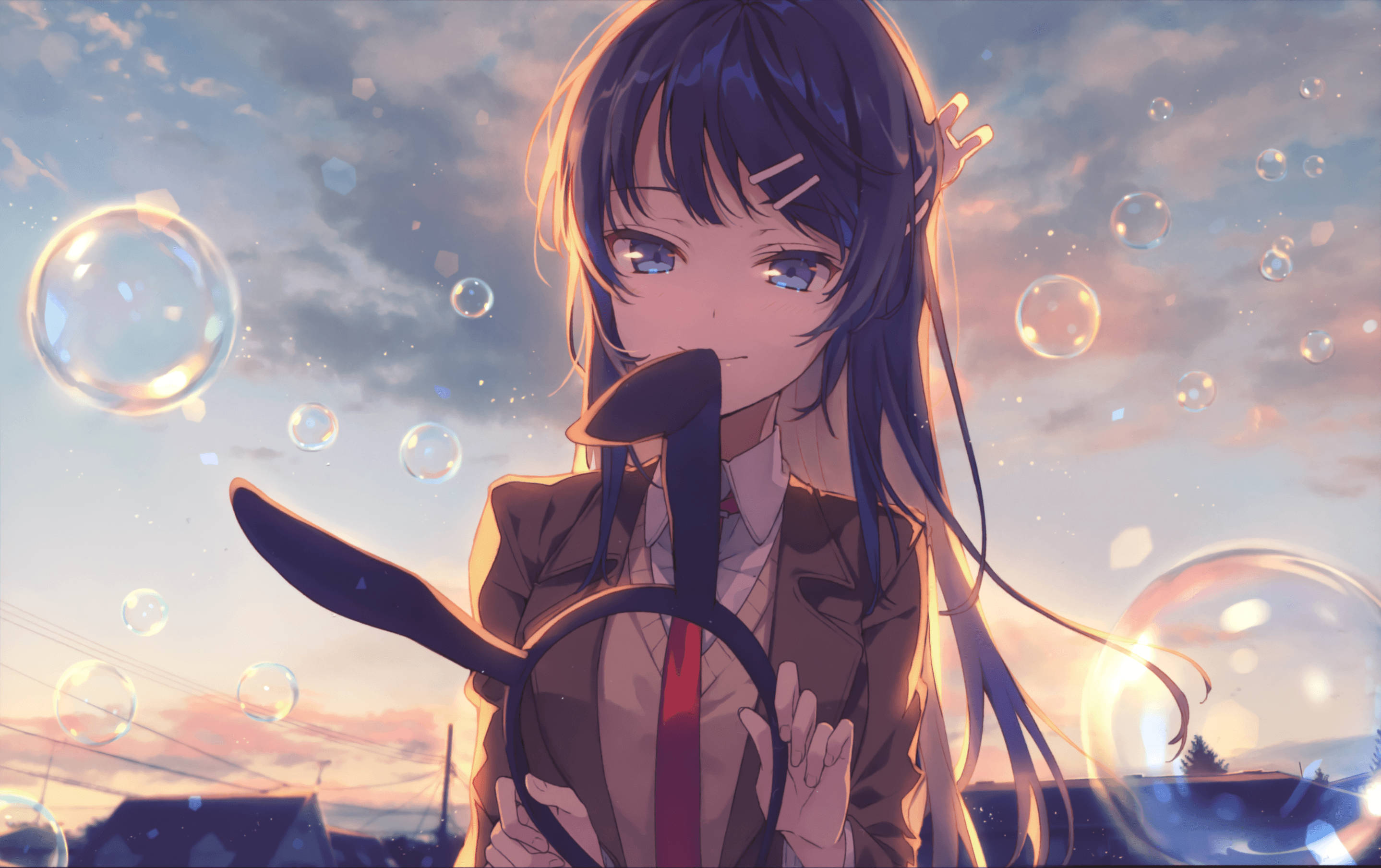 Rascal Does Not Dream Of Bunny Girl Senpai Bule Fundal