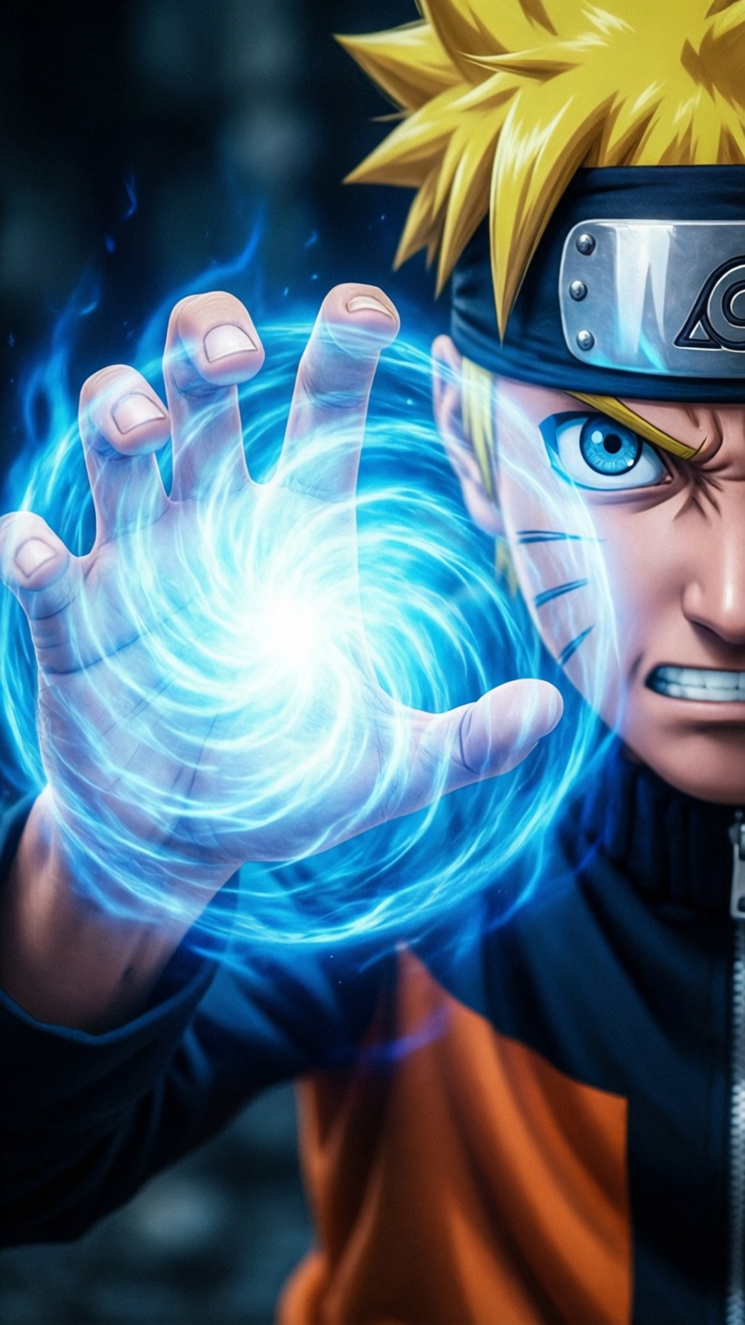 Rasengan prim-plan Fundal