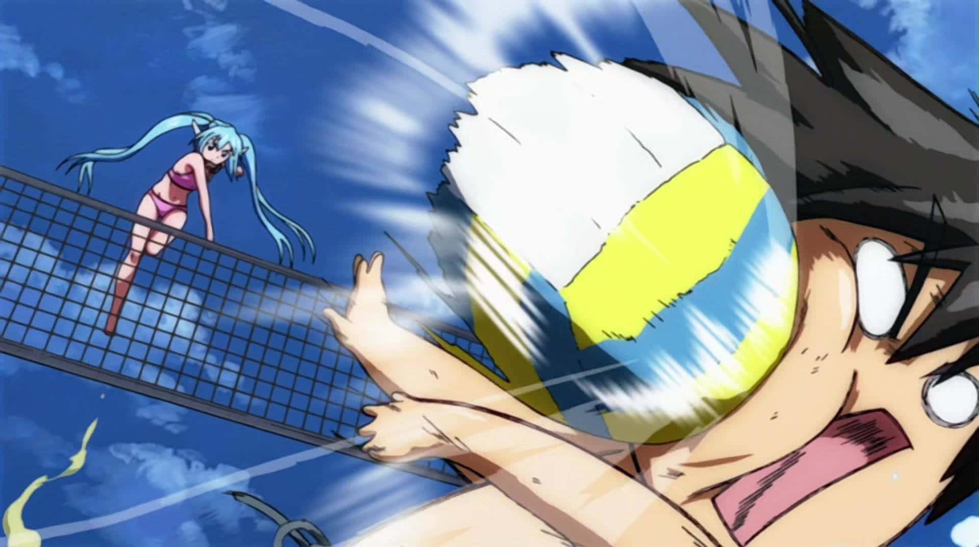 Râsete peste tot cu acest fundal virtual anime amuzant Fundal