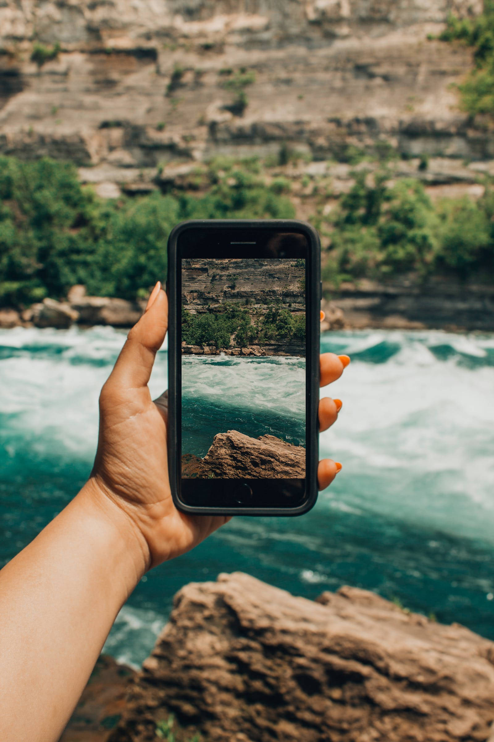 Râul Naturii iPhone Fundal