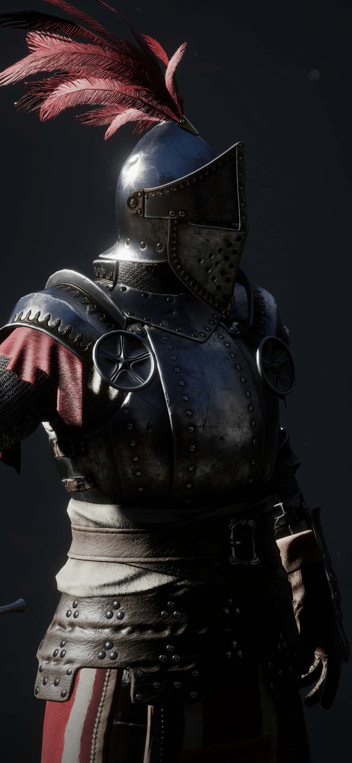 Cool Silver Warrior iPhone Xs Mordhau Background Fundal