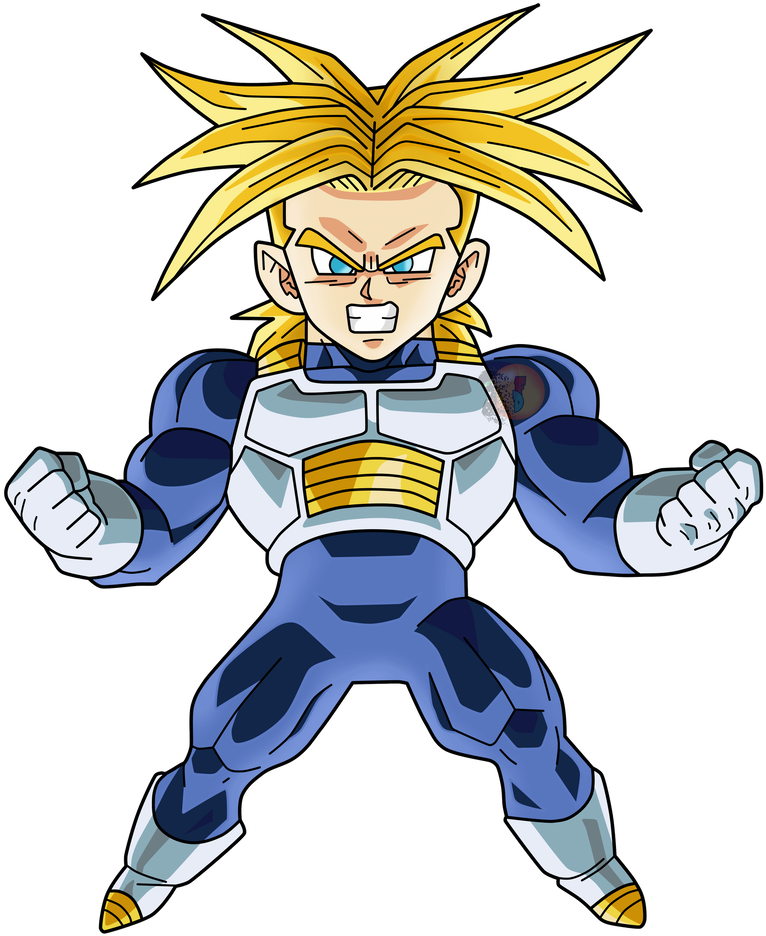 Războinic Chibi Super Saiyan Fundal