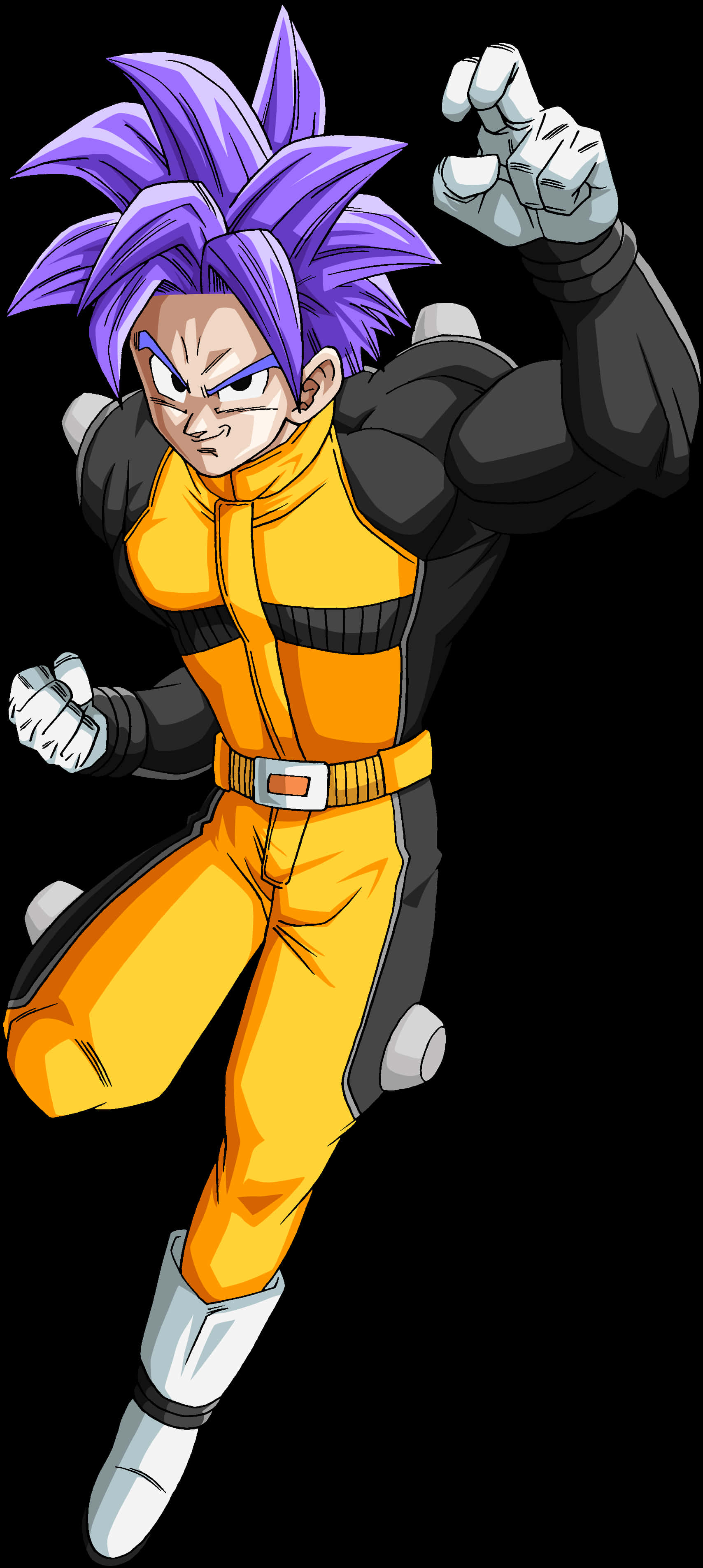 Războinic cu păr violet din Dragon Ball Fundal