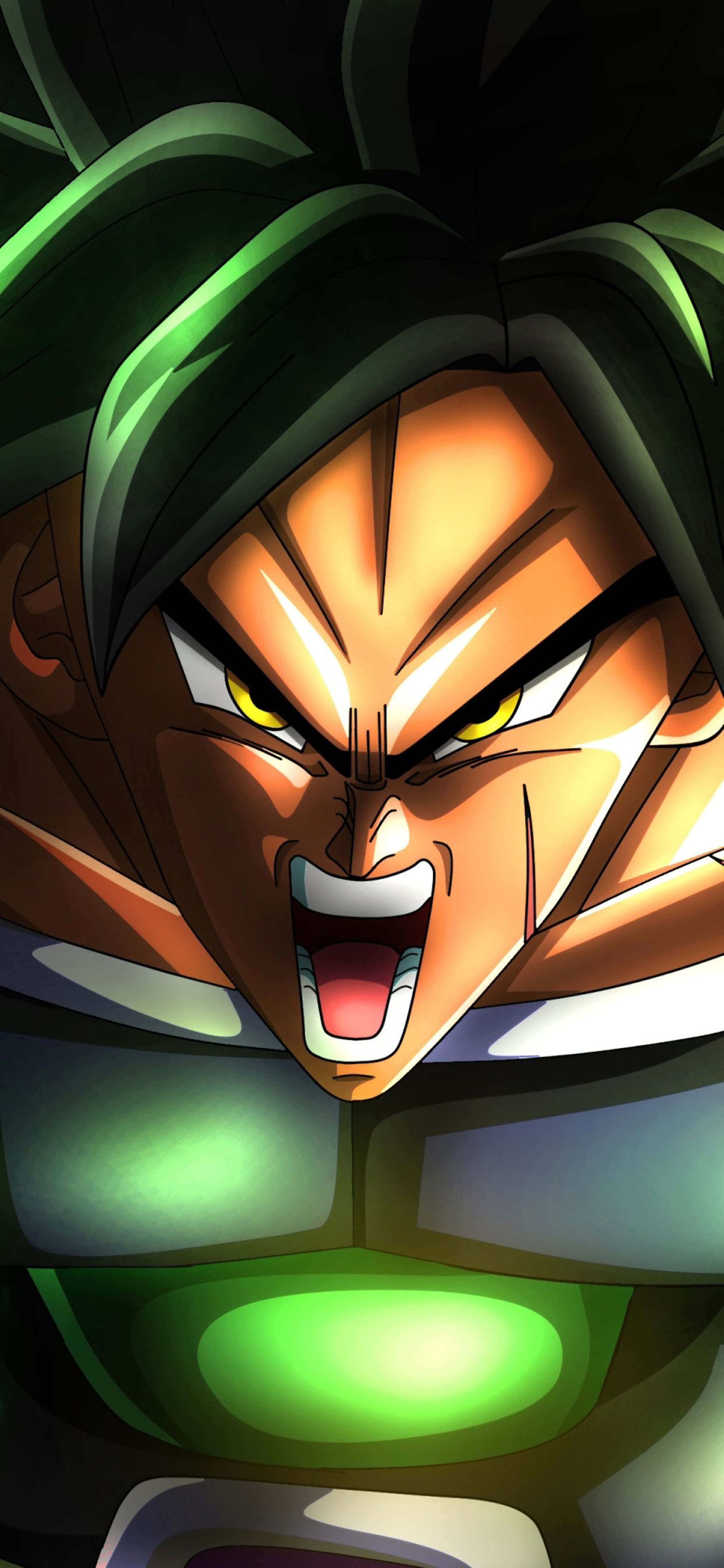 Războinic Gohan se luptă cu legendarul Super Saiyan Broly într-o bătălie explozivă Fundal