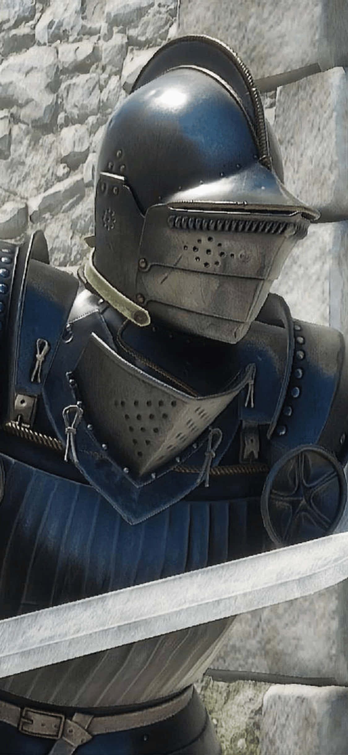 Metal Armor Warrior iPhone Xs Mordhau Background Fundal