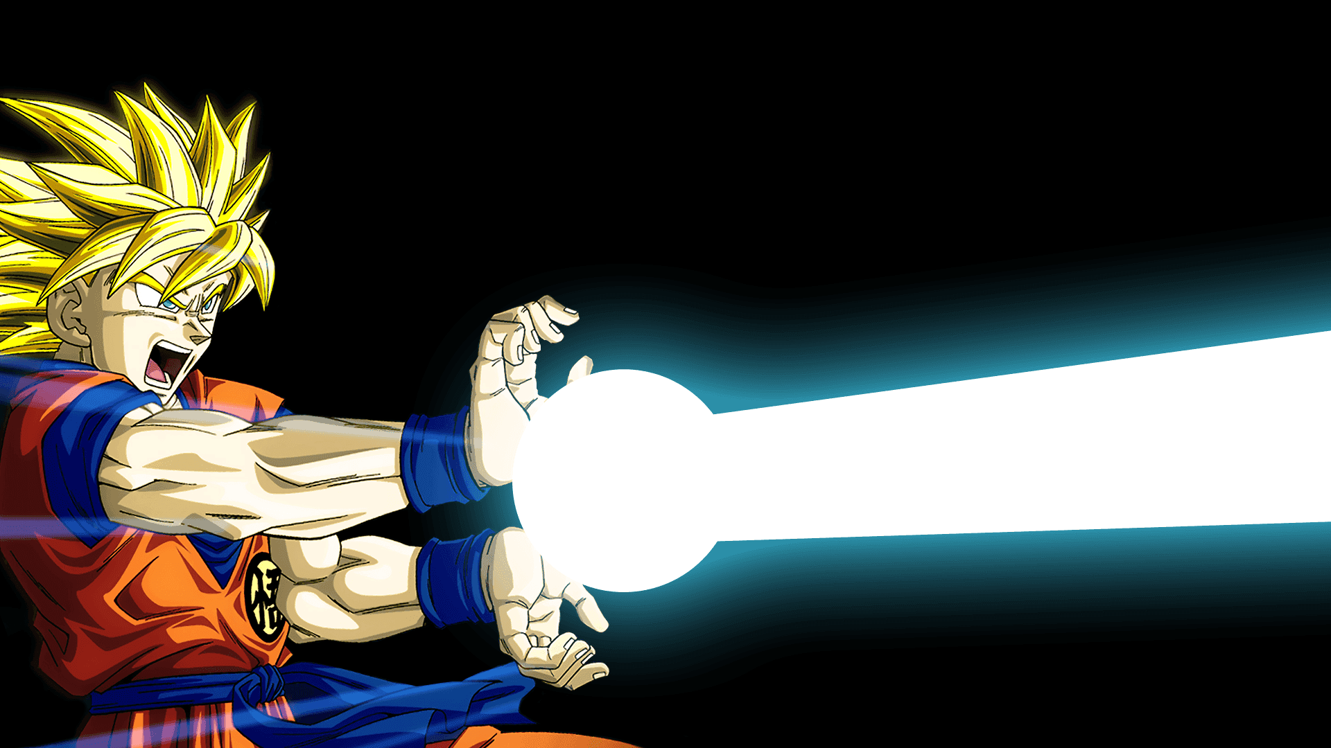 Războinici Dragon Ball Z în Luptă Intensă Fundal
