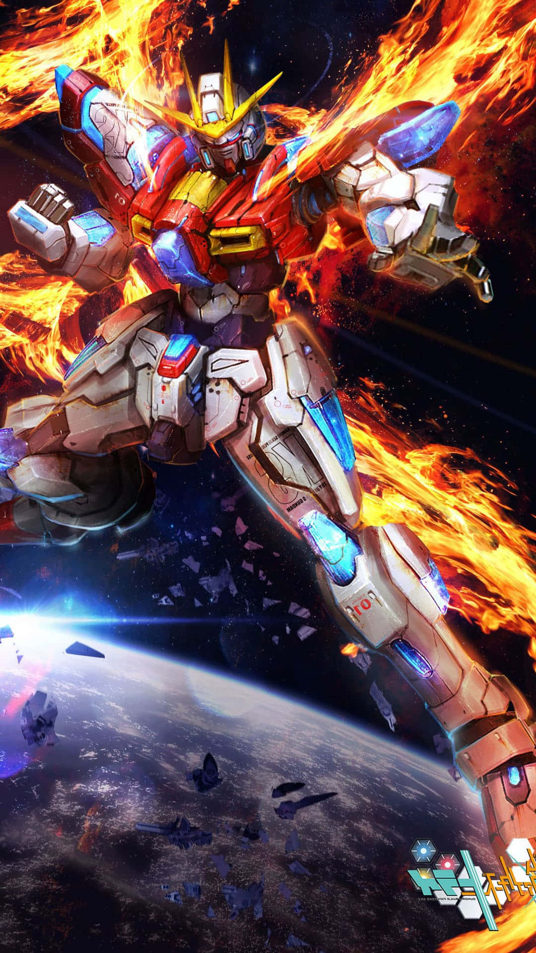 Războiul roboților de luptă: Confruntarea războinicilor Gundam Fundal