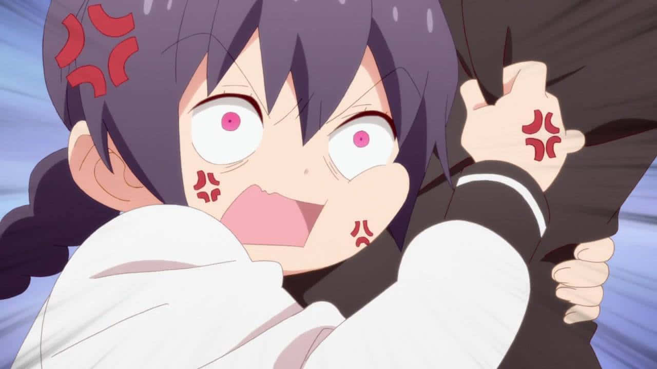 Râzi cu poftă cu acest personaj anime drăguț Fundal