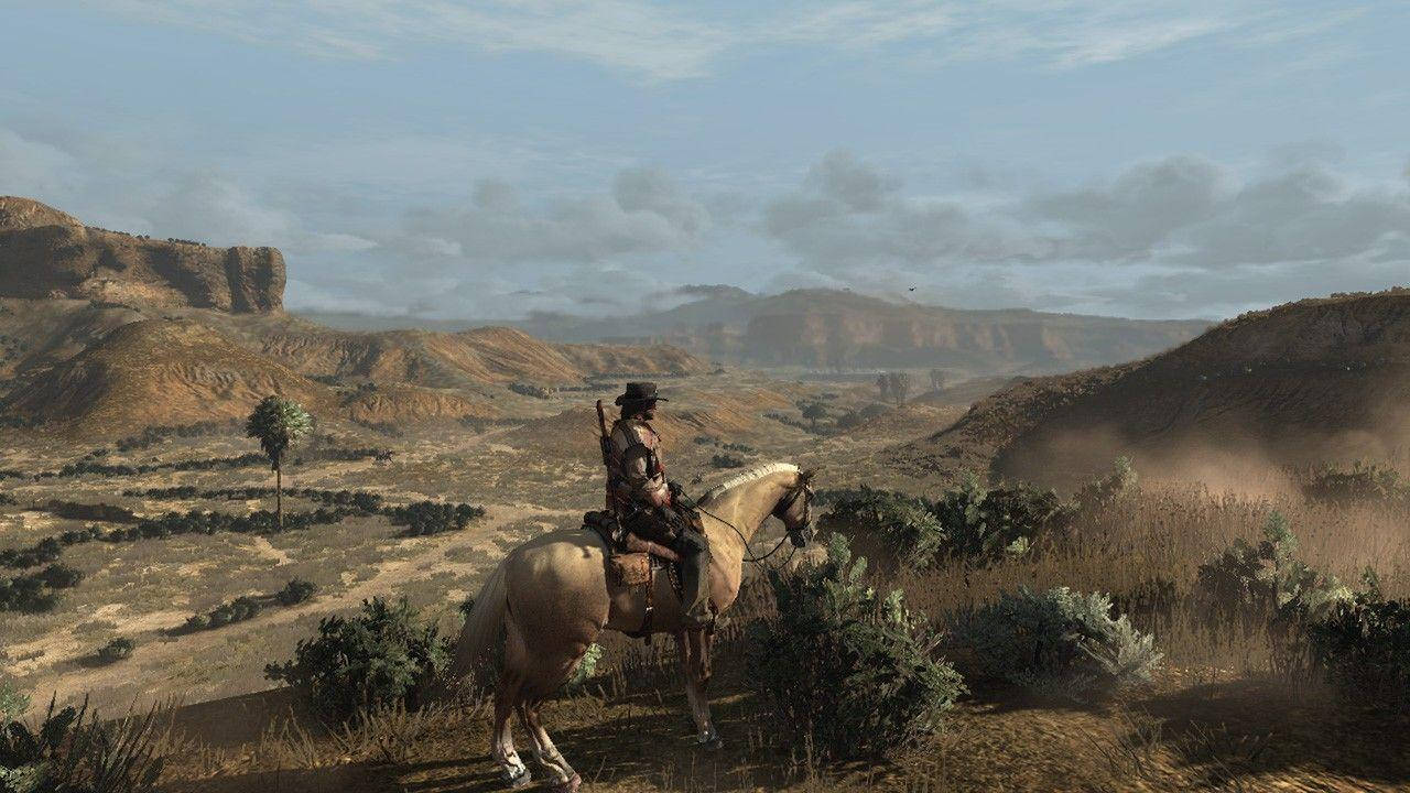 Red Dead Redemption 2 4K Zonă Deșertică Fundal