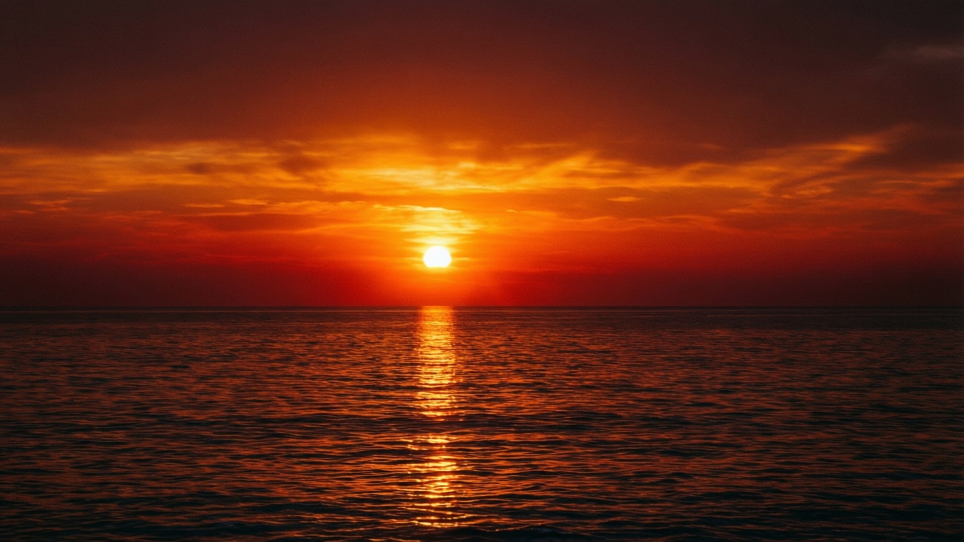 Reflecție apus la mare Fundal