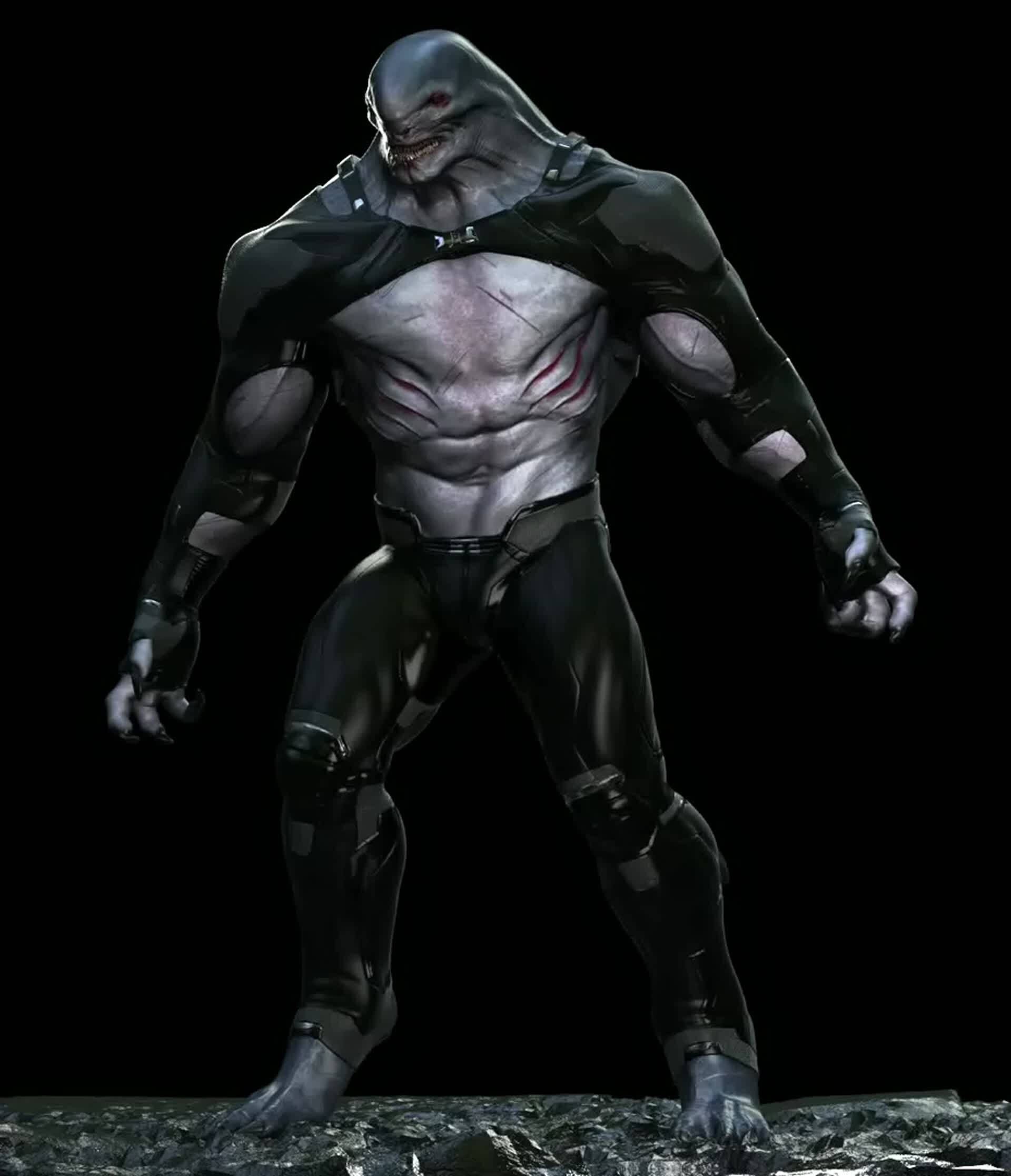 Regele Rechin Design de Supervillain Fundal