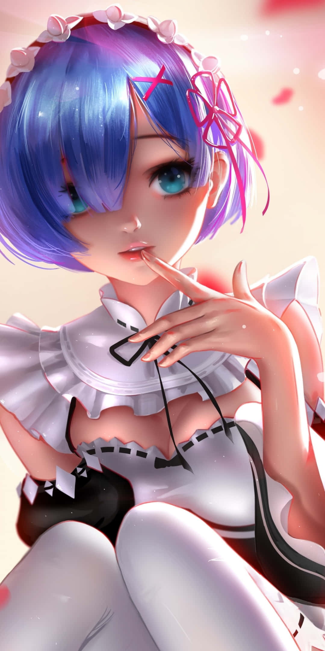 Rem Anime Fierbinte Re:Zero Menajeră Fundal