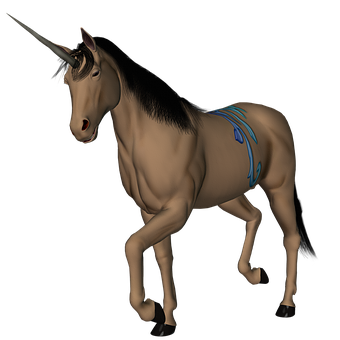 Render cu unicorn mistic Fundal