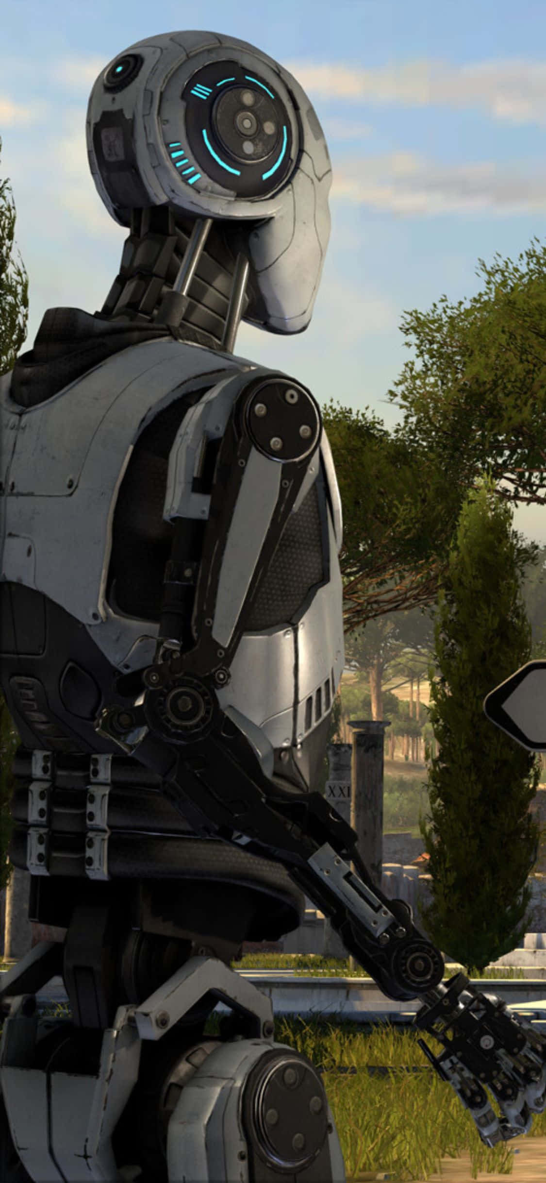 Rezolvă puzzle-uri și provocă-ți creierul cu The Talos Principle pe iPhone X Fundal