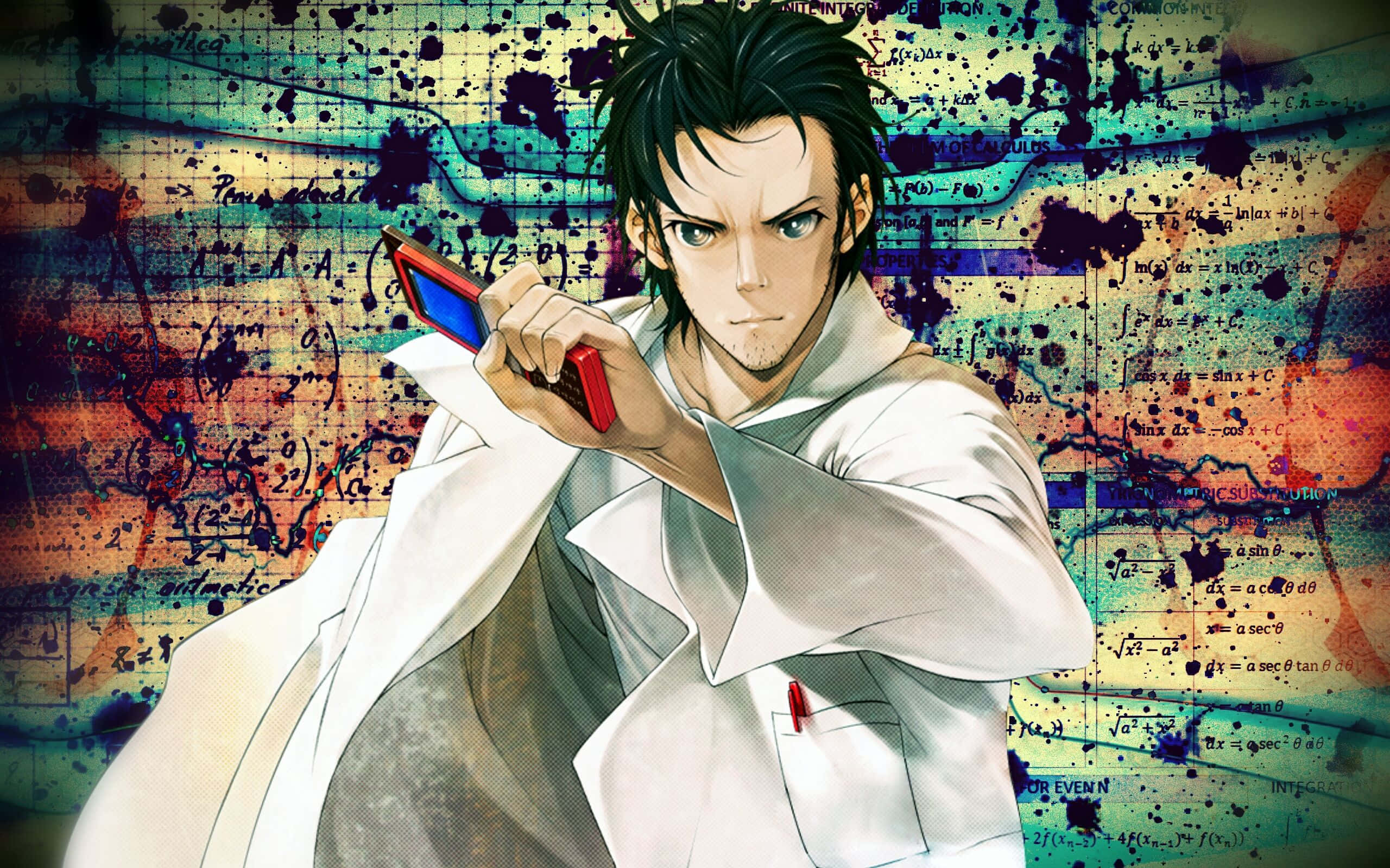 Rintaro Okabe - Omul de Știință Excentric din Steins;Gate Fundal