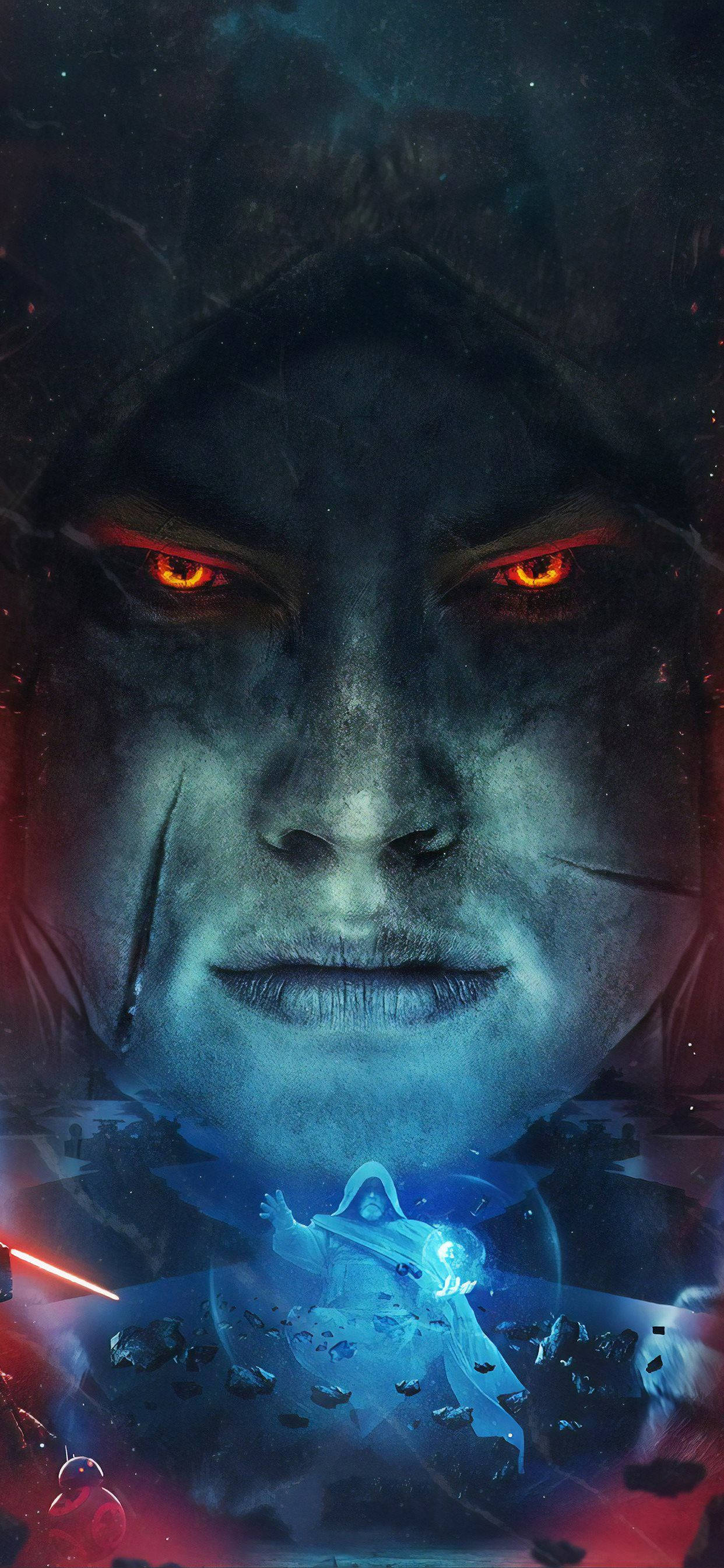 Rise of Skywalker Star Wars 4K iPhone Fanart Fundal