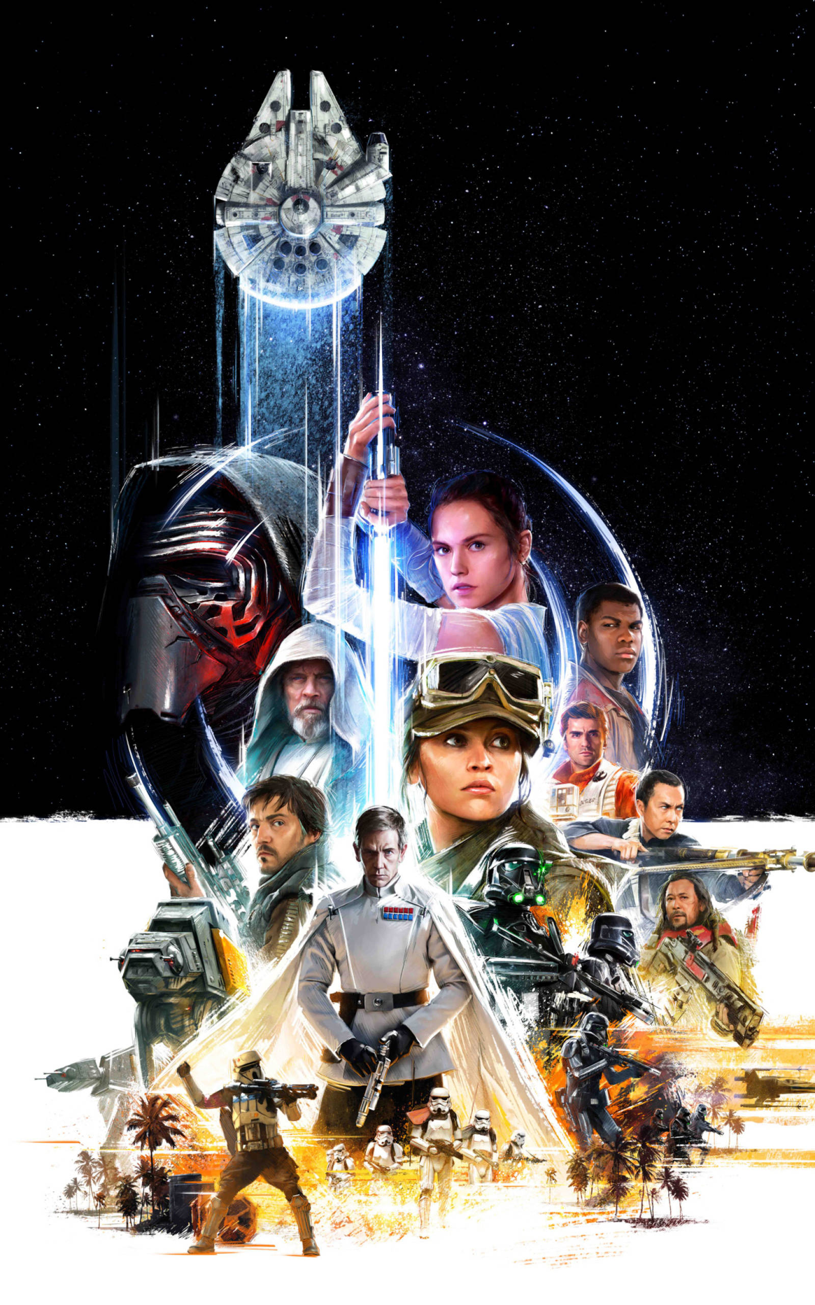 Rise Of The Skywalker Star Wars Tablet Fundal