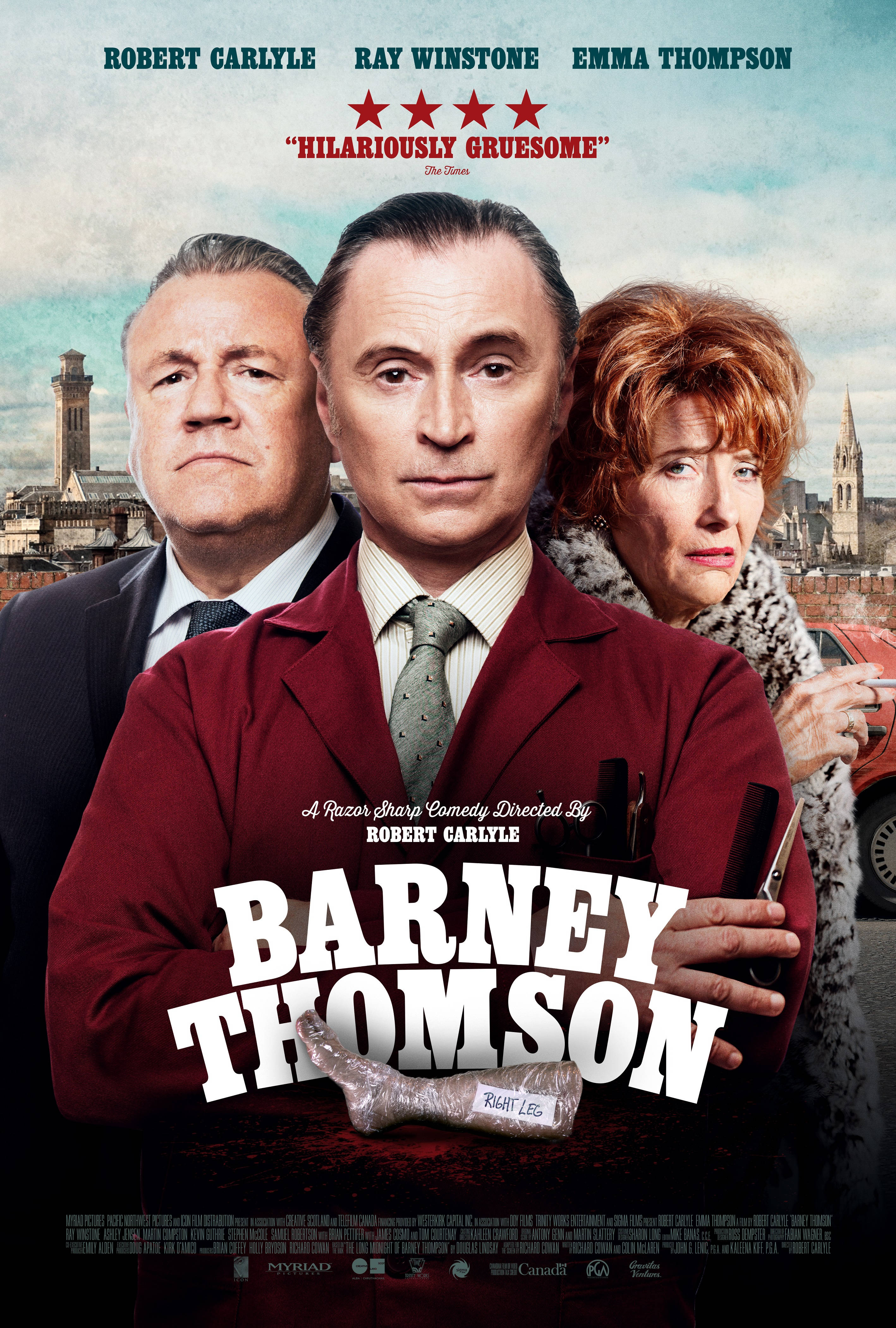Robert Carlyle Poster Barney Thomson Fundal