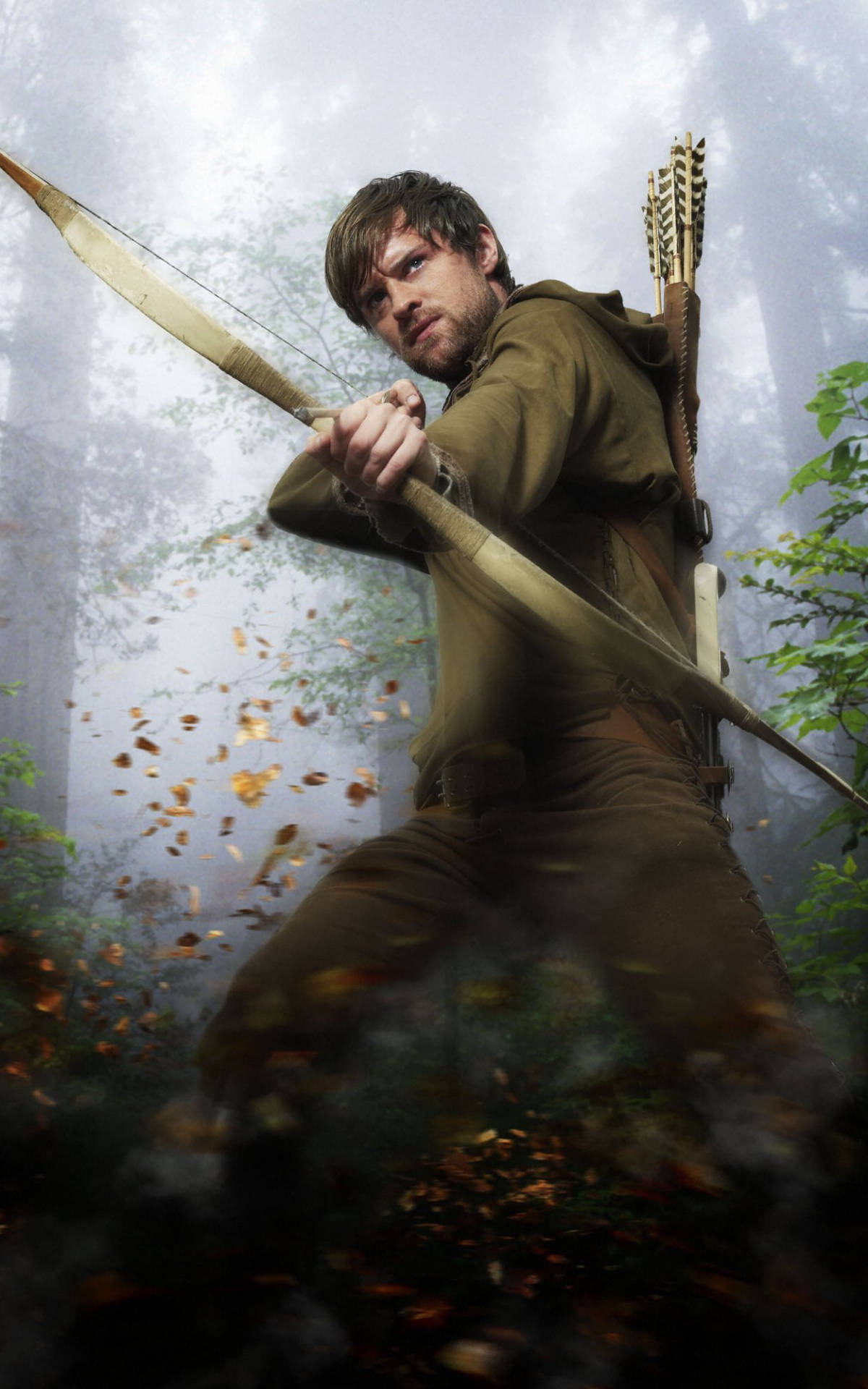 Robin Hood Posing With Bow Fundal