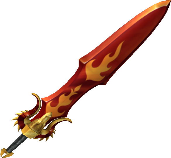 Roblox: Obiect Spadă Flamândă Fundal