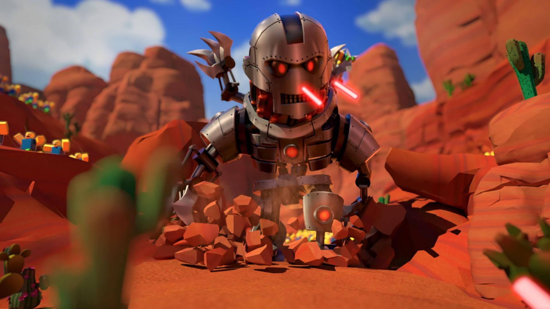 Robot Roblox Cool Fundal