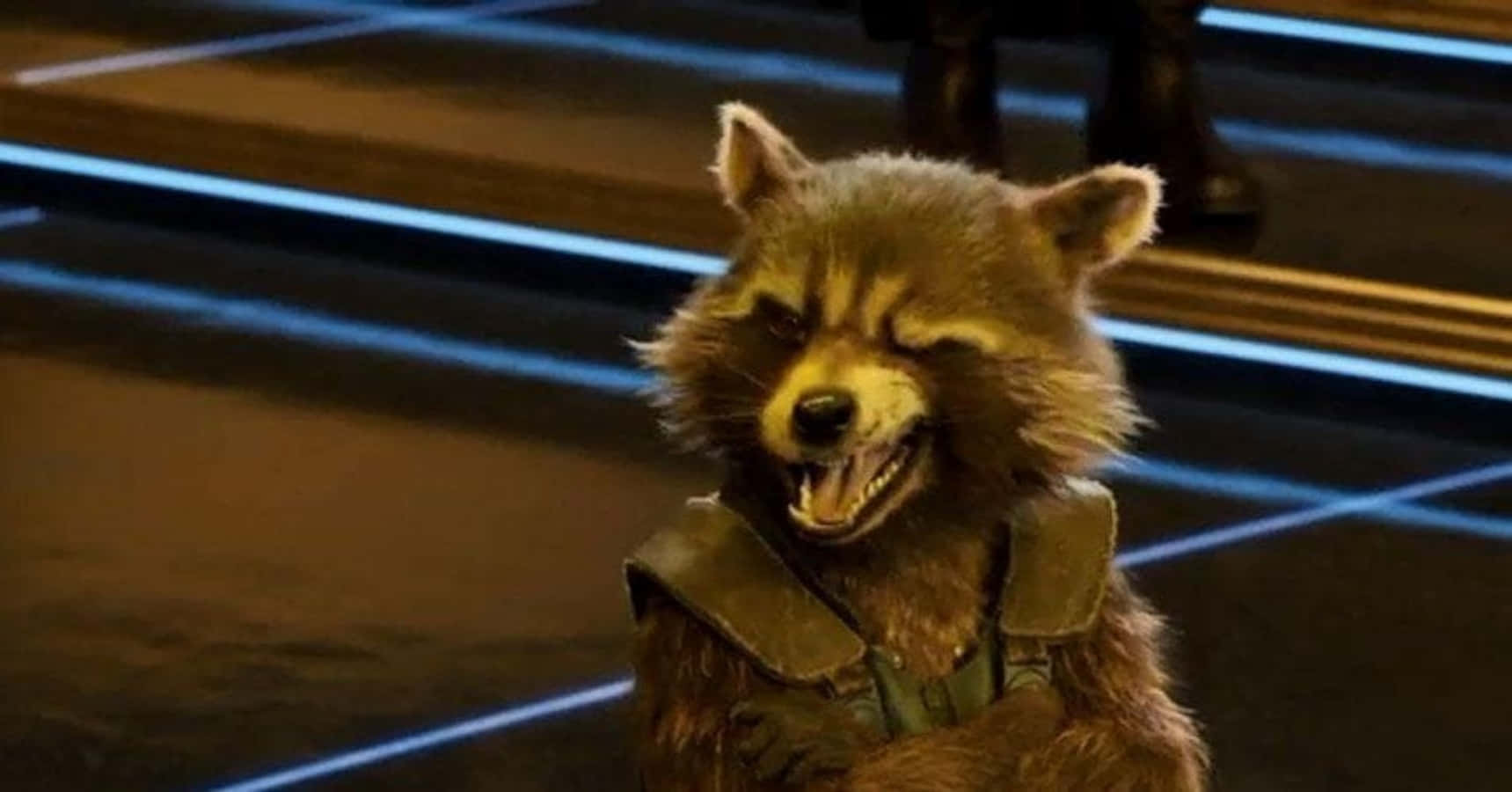 Rocket Raccoon supărat amuzant Gardienii Galaxiei Marvel imagine Fundal