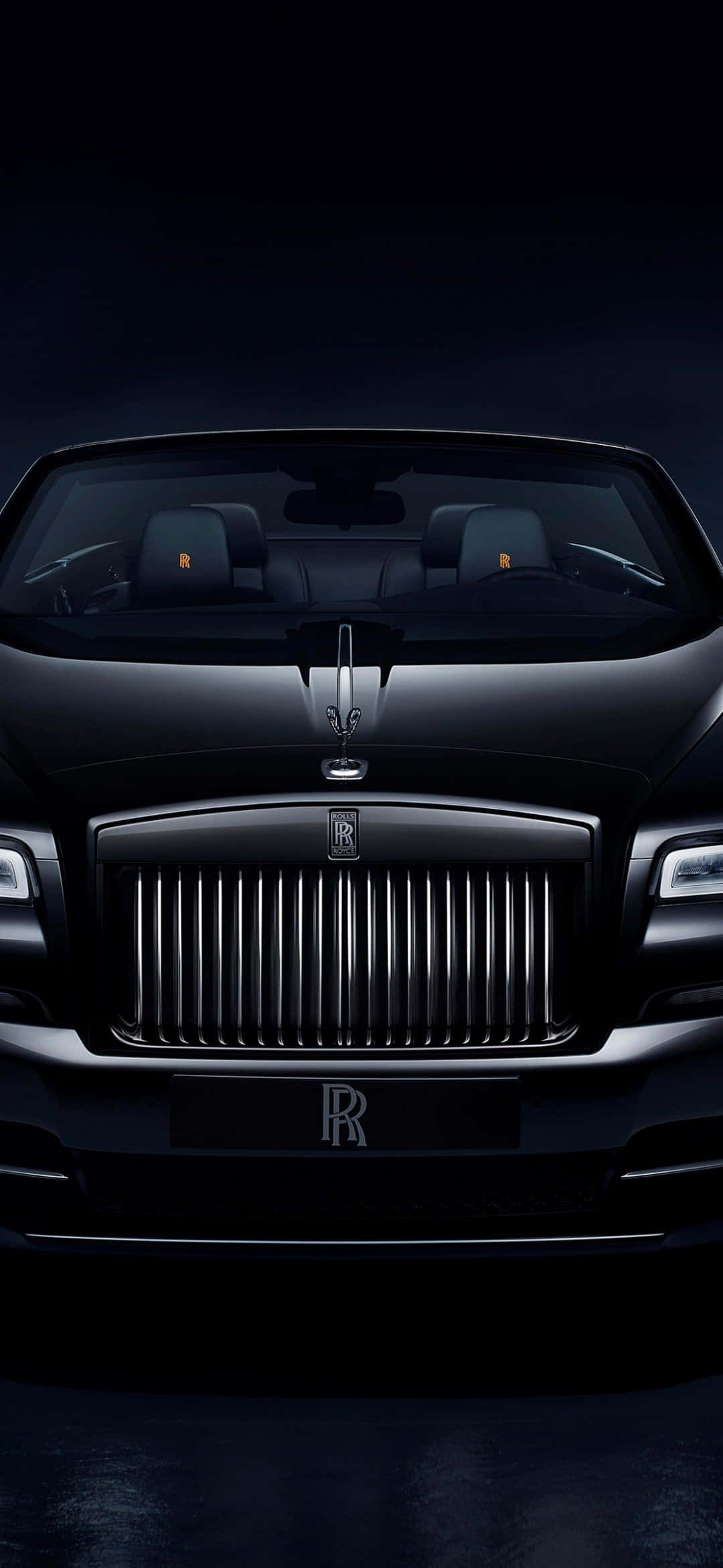 Rolls Royce negru extravagant Fundal