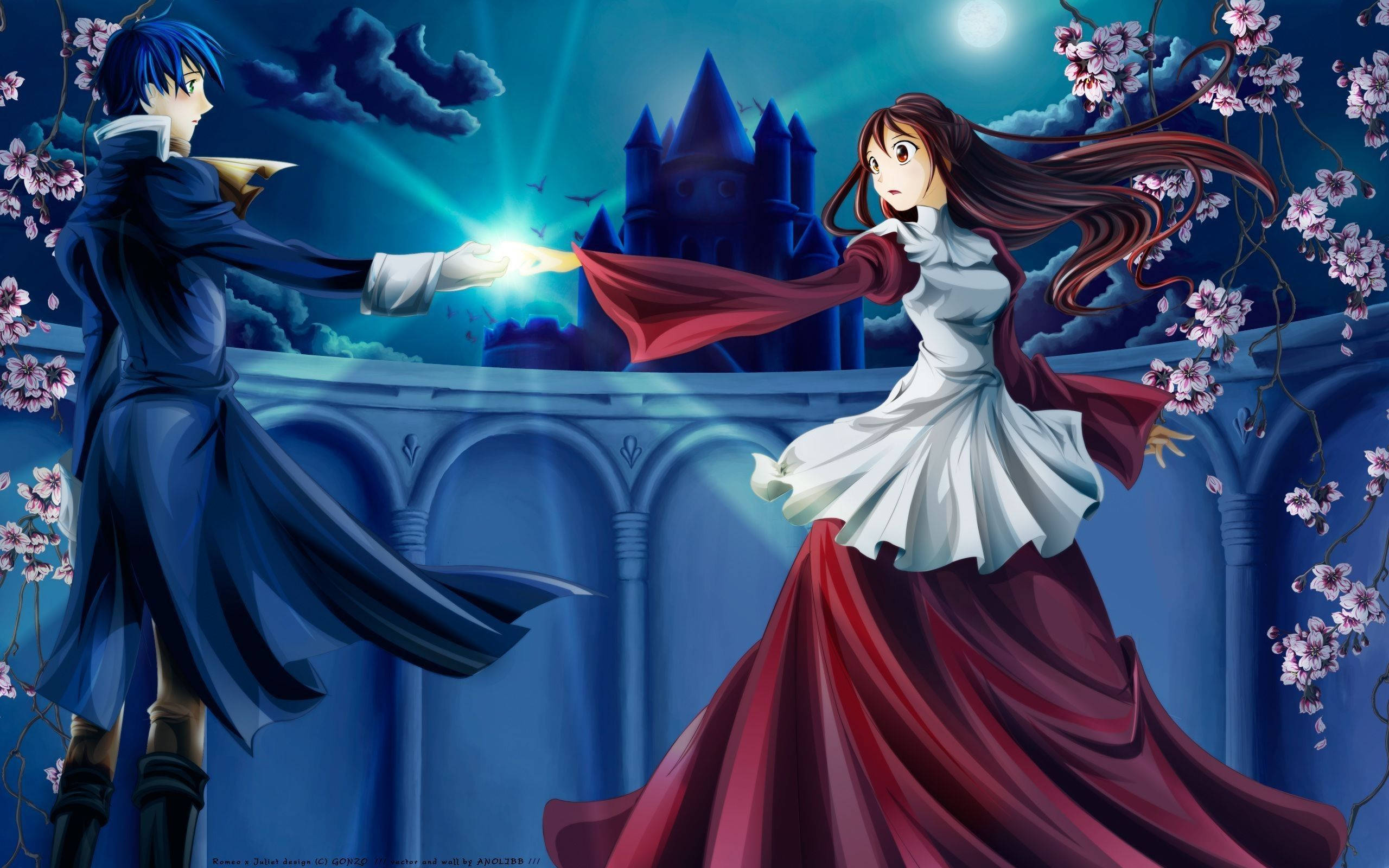 Romeo și Julieta dans anime Fundal