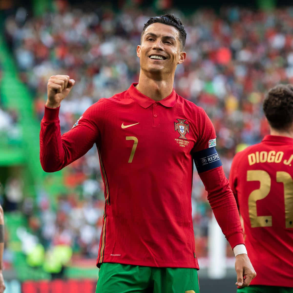 Ronaldo în lumina reflectoarelor Fundal