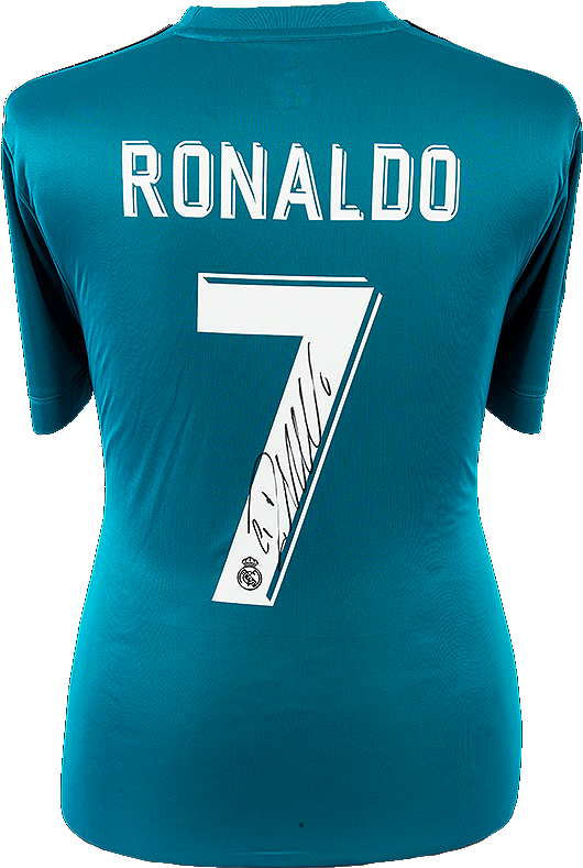 Ronaldo Tricoul Numărul 7 Real Madrid Fundal