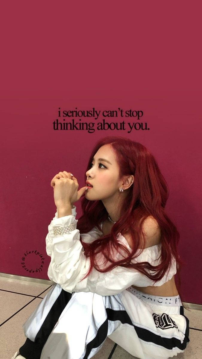 Rose de la Blackpink visează cu ochii deschiși la cineva special Fundal