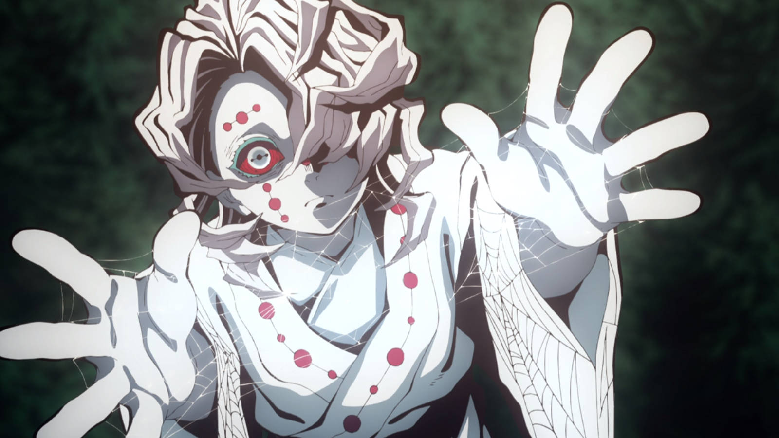 Rui Demon Slayer cu pânze albe Fundal