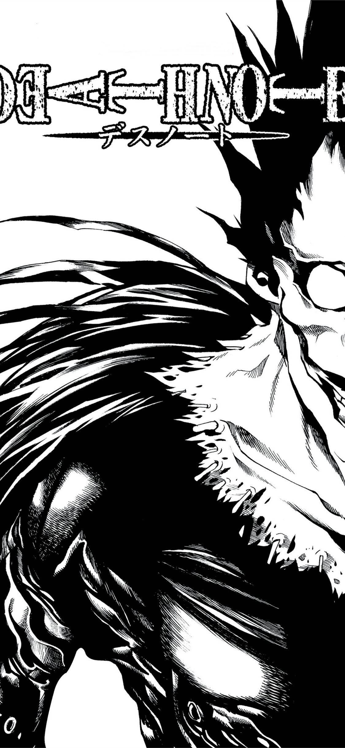 Ryuk din Cartea 1 a Death Note pentru iPhone Fundal