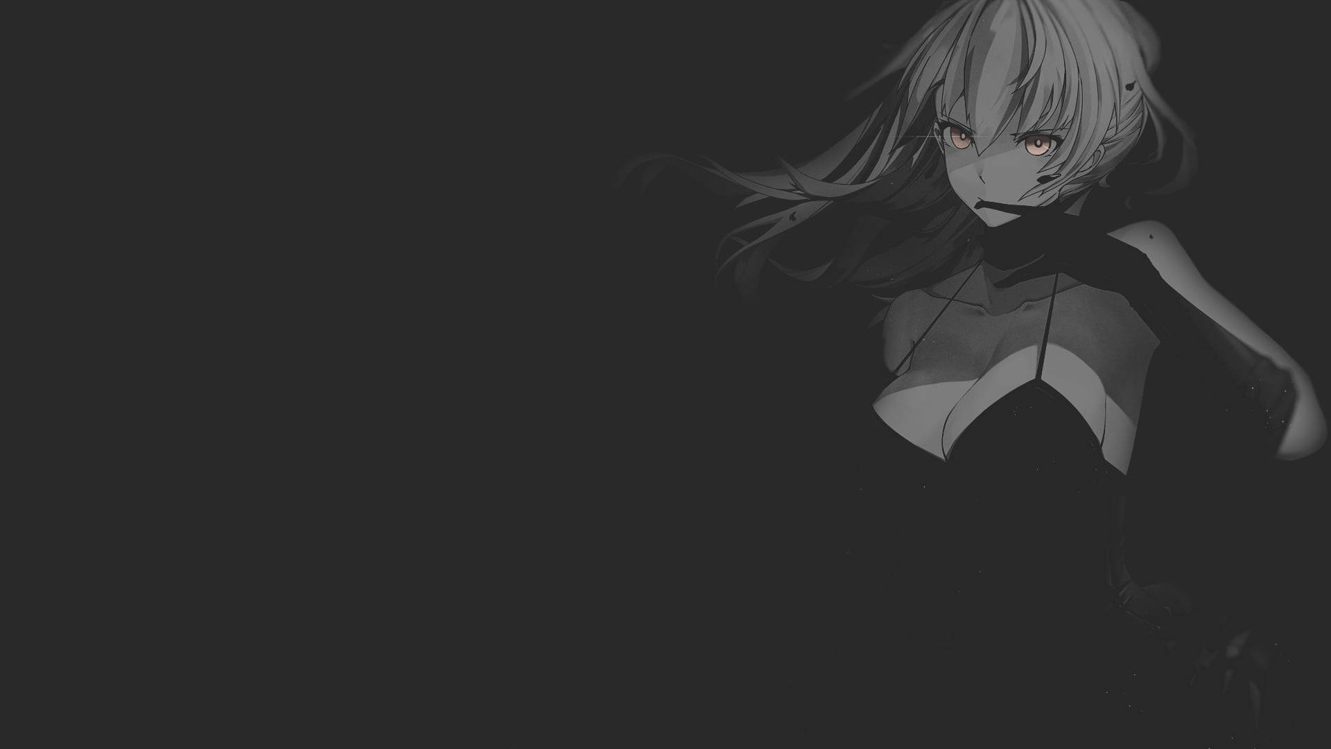 Saber Anime Neagră Fundal