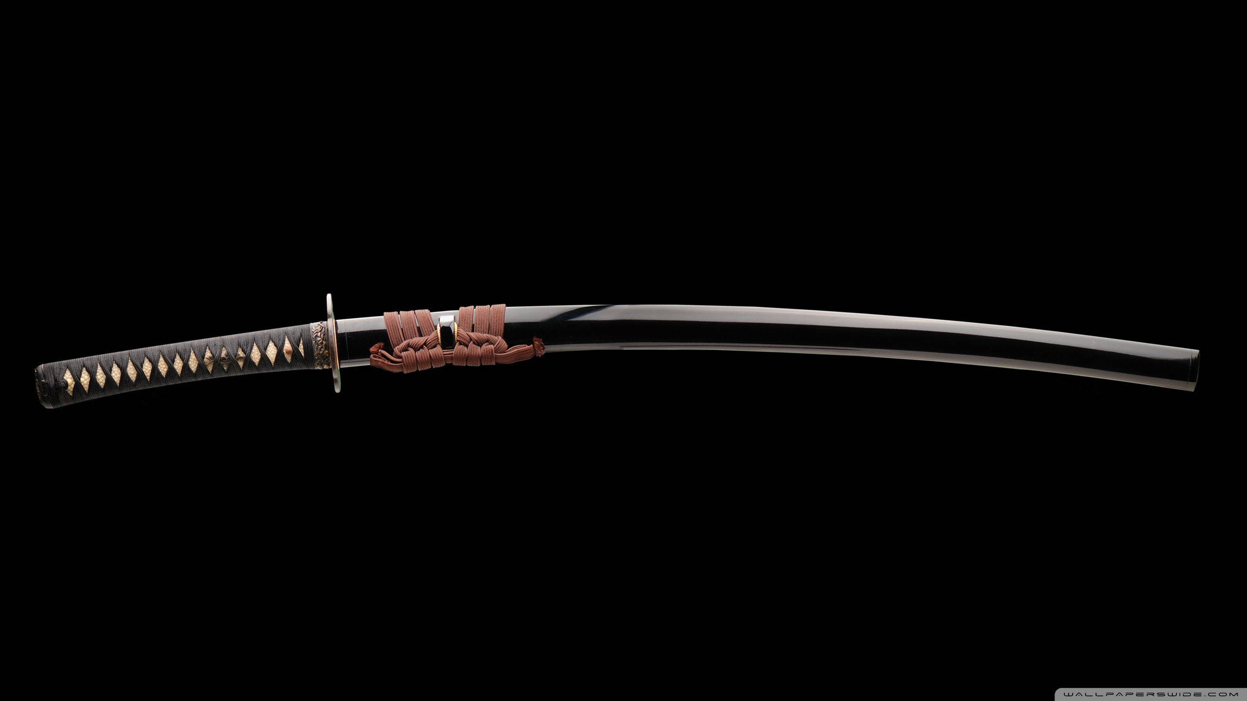 Sabie Katana de samurai japonez Fundal