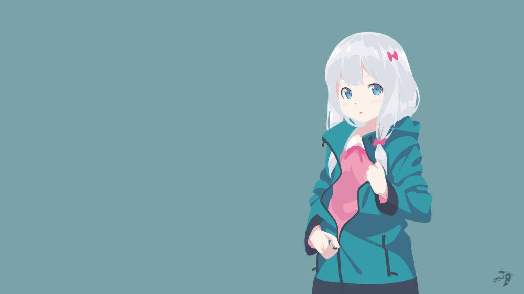 Sagiri Izumi Anime Minimalist Fundal
