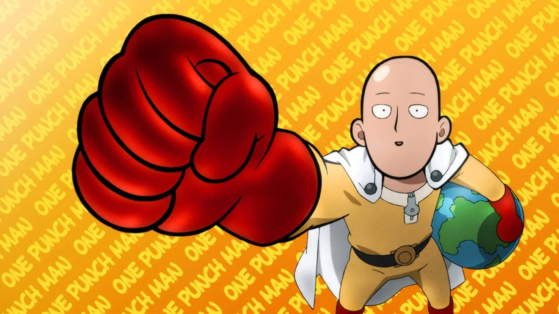 Saitama chel și amuzant din anime Fundal