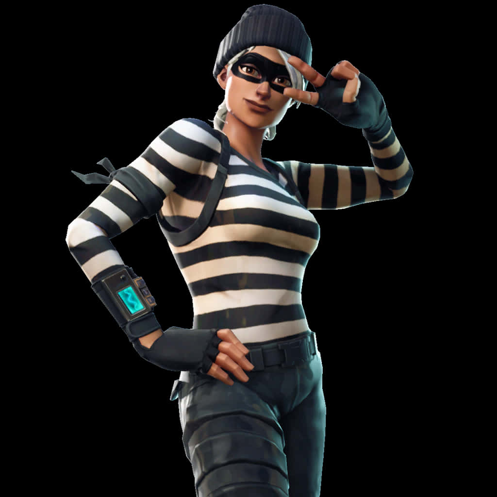 Salutul personajului Fortnite Fundal