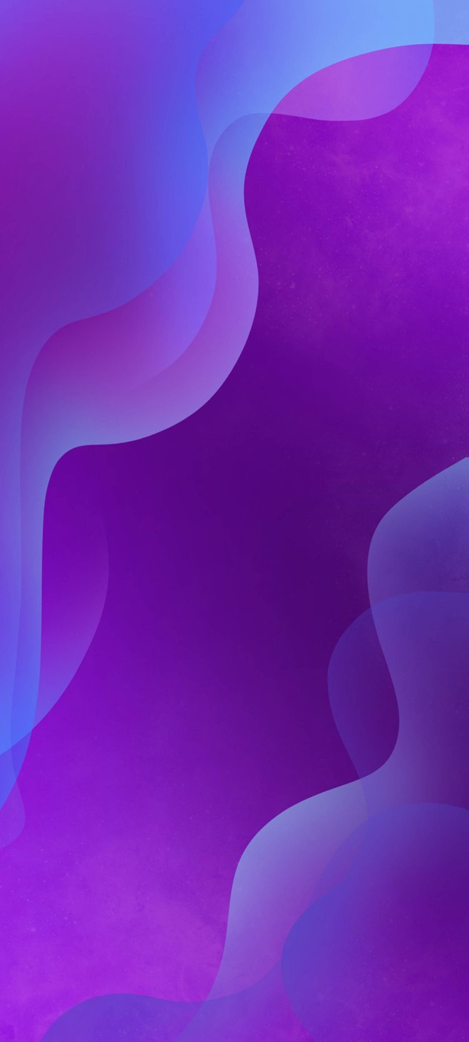 Samsung Galaxy S22 în valuri vibrante de violet Fundal