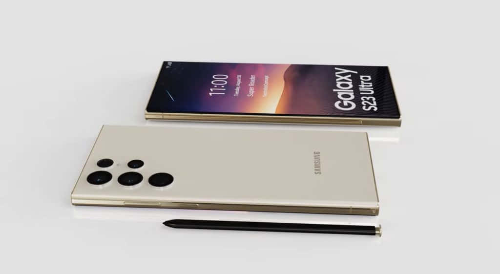 Samsung S23 Ultra Auriu Fundal