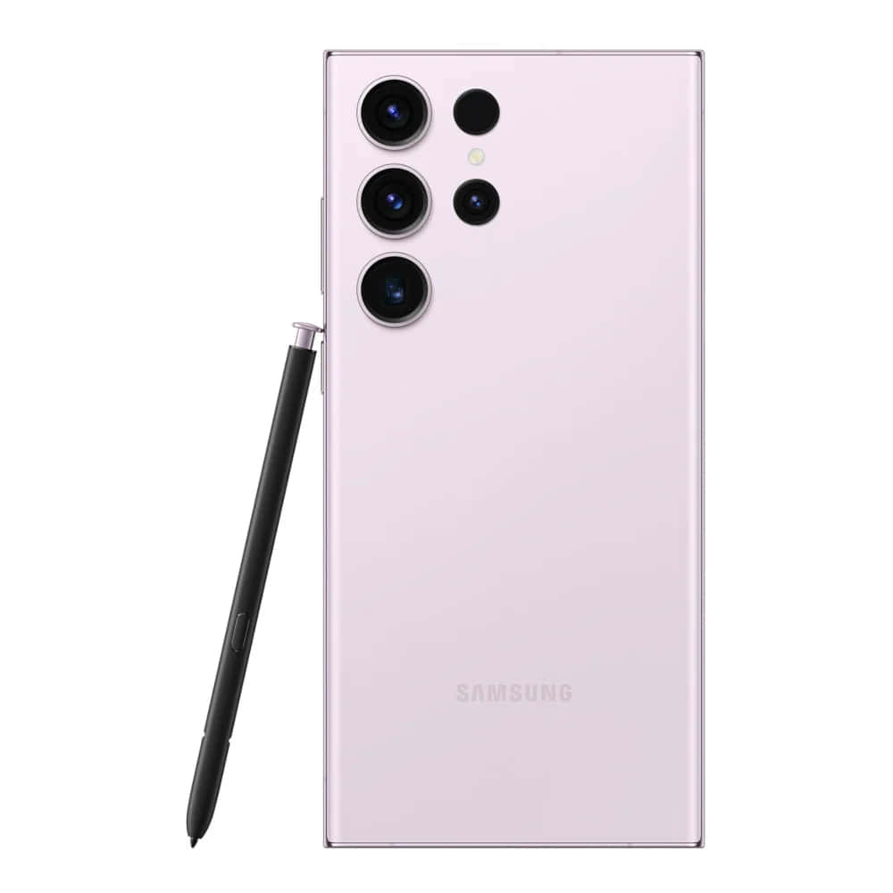 Samsung S23 Ultra Roz cu S Pen Fundal