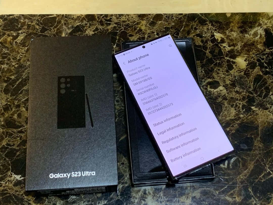 Samsung S23 Ultra Unboxing și Detalii Fundal